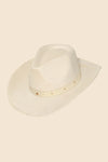 Studded Ribbon Cowboy Hat-Hats-Anarchy Street-Ivory-cmglovesyou