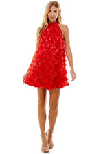 3D Floral Dress-Dresses-Pretty Follies-Small-Red-cmglovesyou