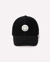 Corduroy Smile Baseball Cap-David & Young-Black-cmglovesyou