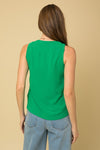 Sleeveless Knot Top-Tops-Gilli-Small-Kelly Green-cmglovesyou