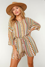 Bohemian Woven Romper-Jumpsuits & Rompers-Sugarfox-Small-cmglovesyou