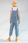 Vintage Flower Overalls-Jumpsuit-Easel-Small-Washed Denim-cmglovesyou