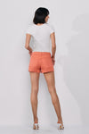 Raw Cut Hem Shorts-shorts-Sneak Peek-Small-Burnt Sienna-cmglovesyou