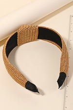 Rattan Braided Headband-headband-Anarchy Street-Beige-cmglovesyou