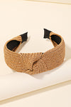 Rattan Braided Headband-headband-Anarchy Street-Beige-cmglovesyou