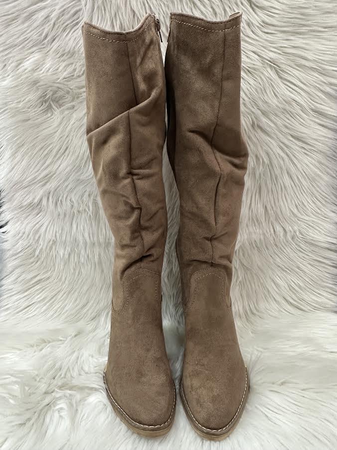 Penny Tall Boot-Shoes-Very G-Taupe-6-cmglovesyou
