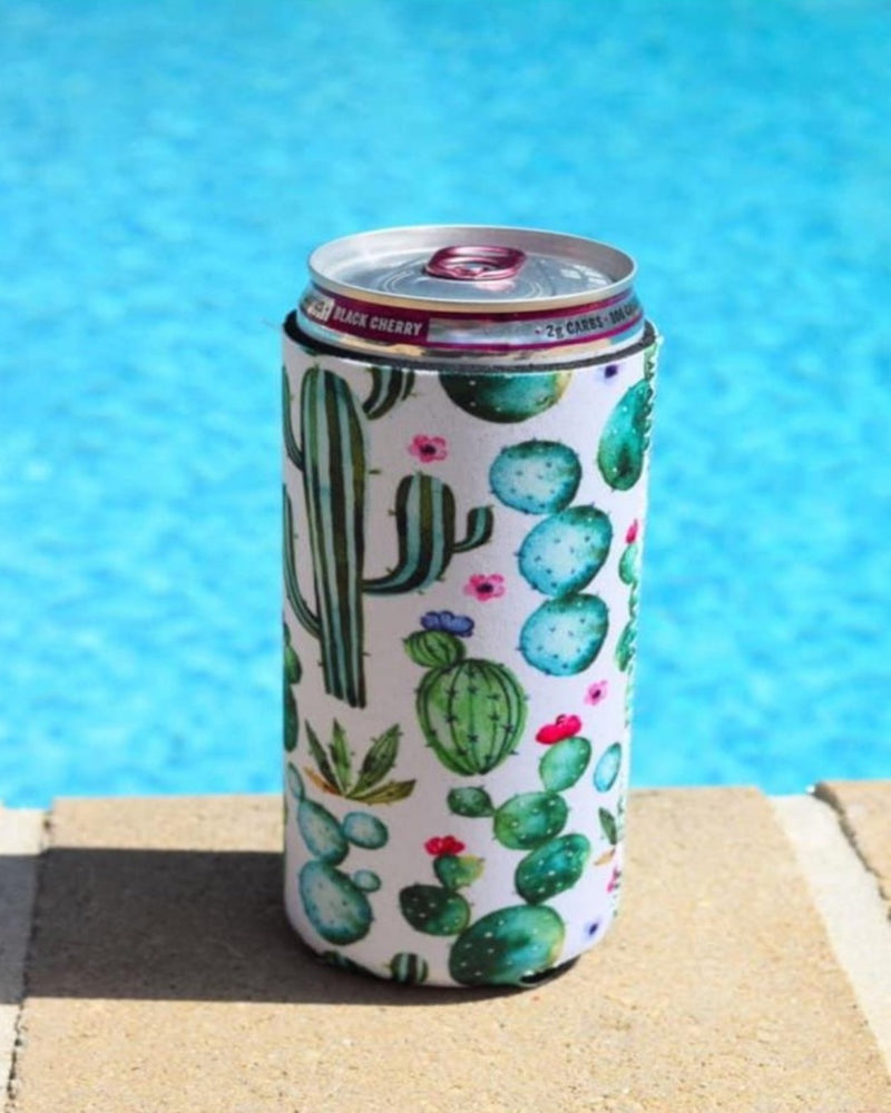 NEOPRENE SLIM KOOZIES-Accessories-Julia Rose Wholesale-Cactus White-cmglovesyou