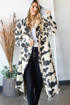 Mineral Washed Cow Print Jacket-Coats & Jackets-Oli & Hali-Small-Sand-cmglovesyou