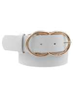 Double Metal Ring Buckle Belt-Accessories-ARTBOX-White-cmglovesyou