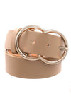Double Metal Ring Buckle Belt-Accessories-ARTBOX-Taupe-cmglovesyou