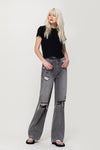 90s Vintage Flare Jeans-Pants-Vervet-24-Granite-cmglovesyou