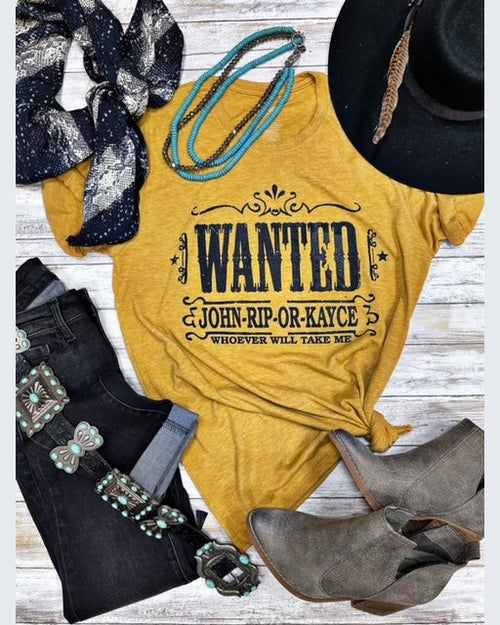 Wanted Tee-Shirts & Tops-Texas True Threads-Small-cmglovesyou