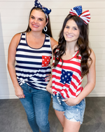 American Flag Bow Tank-Top-Heimish-Small-Navy-cmglovesyou