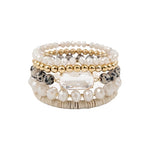 Crystal Stretch Bracelets-Bracelets-What's Hot Jewelry-Natural/Dalmatian-cmglovesyou