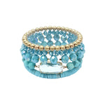 Crystal Stretch Bracelets-Bracelets-What's Hot Jewelry-Turquoise-cmglovesyou
