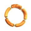 Bamboo Style Stretch Bracelet-Bracelets-What's Hot Jewelry-Brown-cmglovesyou