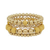 Crystal Stretch Bracelet Set-Bracelets-What's Hot Jewelry-Mustard-cmglovesyou