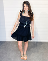 Black Tiered Ruffle Skirt-Dresses-Blu Pepper-Small-Black-cmglovesyou