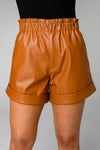 Peyton Leather Shorts-Shorts-BuddyLove-Extra Small-Mocha-cmglovesyou