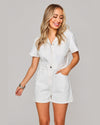 Jessie Crystal Fringe Romper-Jumpsuits & Rompers-BuddyLove-Extra Small-White-cmglovesyou