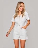 Jessie Crystal Fringe Romper-Jumpsuits & Rompers-BuddyLove-Extra Small-White-cmglovesyou