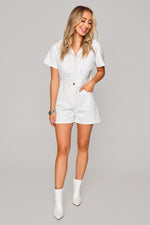 Jessie Crystal Fringe Romper-Jumpsuits & Rompers-BuddyLove-Extra Small-White-cmglovesyou