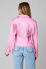 Francesca Fringe Jacket-Coats & Jackets-BuddyLove-Small-Gumdrop-cmglovesyou