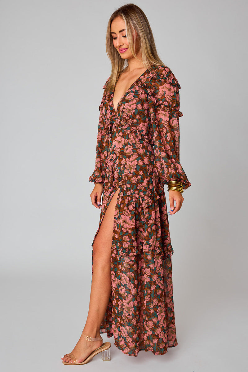 Pia Long Sleeve Maxi Dress-Dresses-BuddyLove-Extra Small-Lost Lovers-cmglovesyou