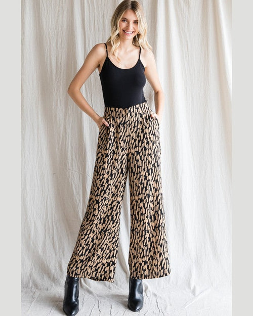 Cheetah Wide Leg Pants-bottoms-Jodifl-Small-cmglovesyou