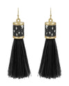 Leather Tassel Earring-Accessories-What's Hot Jewelry-White-cmglovesyou