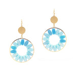 Multi-Colored Circle Earrings-Earrings-What's Hot Jewelry-Light Blue-cmglovesyou