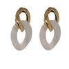 Link Oval Earrings-Apparel & Accessories-What's Hot Jewelry-White-cmglovesyou