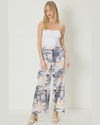 Flowy Watercolor Abstract Pants-Pants-Entro-Small-Grey Natural-cmglovesyou