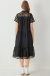 Grid Dress-Dresses-Entro-Small-Black-cmglovesyou