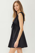 Oversized Bow Cocktail Dress-Dress-Entro-Small-Black-cmglovesyou