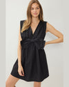 Oversized Bow Cocktail Dress-Dress-Entro-Small-Black-cmglovesyou