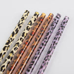 Reusable Straws-Bizzy Izzy Boutique-White Cheetah-cmglovesyou