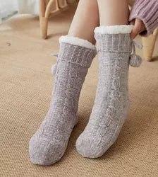 Fuzzy Socks-Apparel & Accessories-Alibaba-Light Grey-cmglovesyou