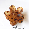 Flower Claw Clips-Hair Accessories-Alibaba-Leopard-cmglovesyou