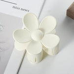 Flower Claw Clips-Hair Accessories-Alibaba-White-cmglovesyou