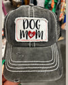 Dog Mom Cap-Hats-Suzy Q USA-Charcoal-cmglovesyou