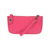 Woven Crossbody Wristlet Clutch-Bag and Purses-Joy Susan-Fuchsia-cmglovesyou