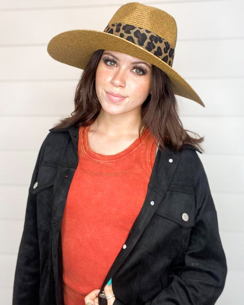 Myla Straw Rancher Hat-Hat-Olive & Pique-Mocha-cmglovesyou