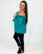 Off the Shoulder Ruffle Top-Tops-Vine & Love-Small-Black-cmglovesyou