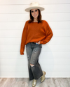 Open Back Oversized Sweater-Sweaters-Main Strip-Large-Rust-cmglovesyou
