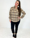 Plaid Button Down Shirt-Tops-Doe & Rae-S-Cigar-cmglovesyou