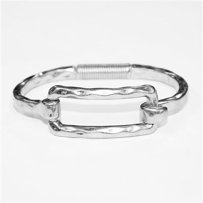 Hinge Square Bracelet-Accessories-What's Hot Jewelry-Silver-cmglovesyou