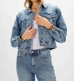 Rhinestone Embellished Denim Jacket-Coats & Jackets-Judy Blue-Small-cmglovesyou