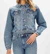 Rhinestone Embellished Denim Jacket-Coats & Jackets-Judy Blue-Small-cmglovesyou