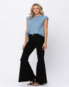 High Waist Super Flare Pants-bottoms-Judy Blue-25-BK-cmglovesyou